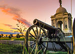 Civil war cannon in Gettysburg, Pennsylvania thumbnail