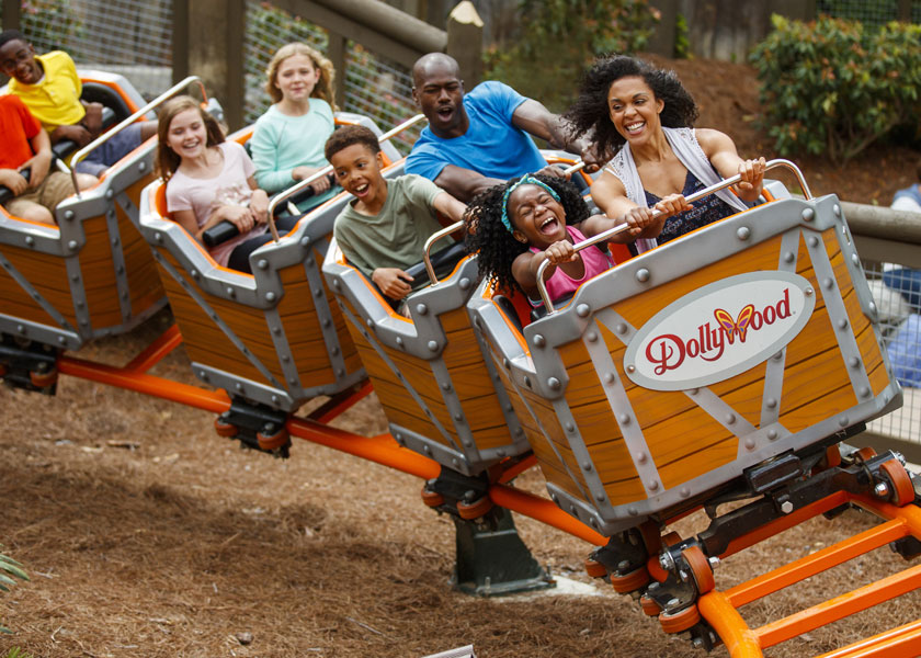 Rollercoaster at Dollywood